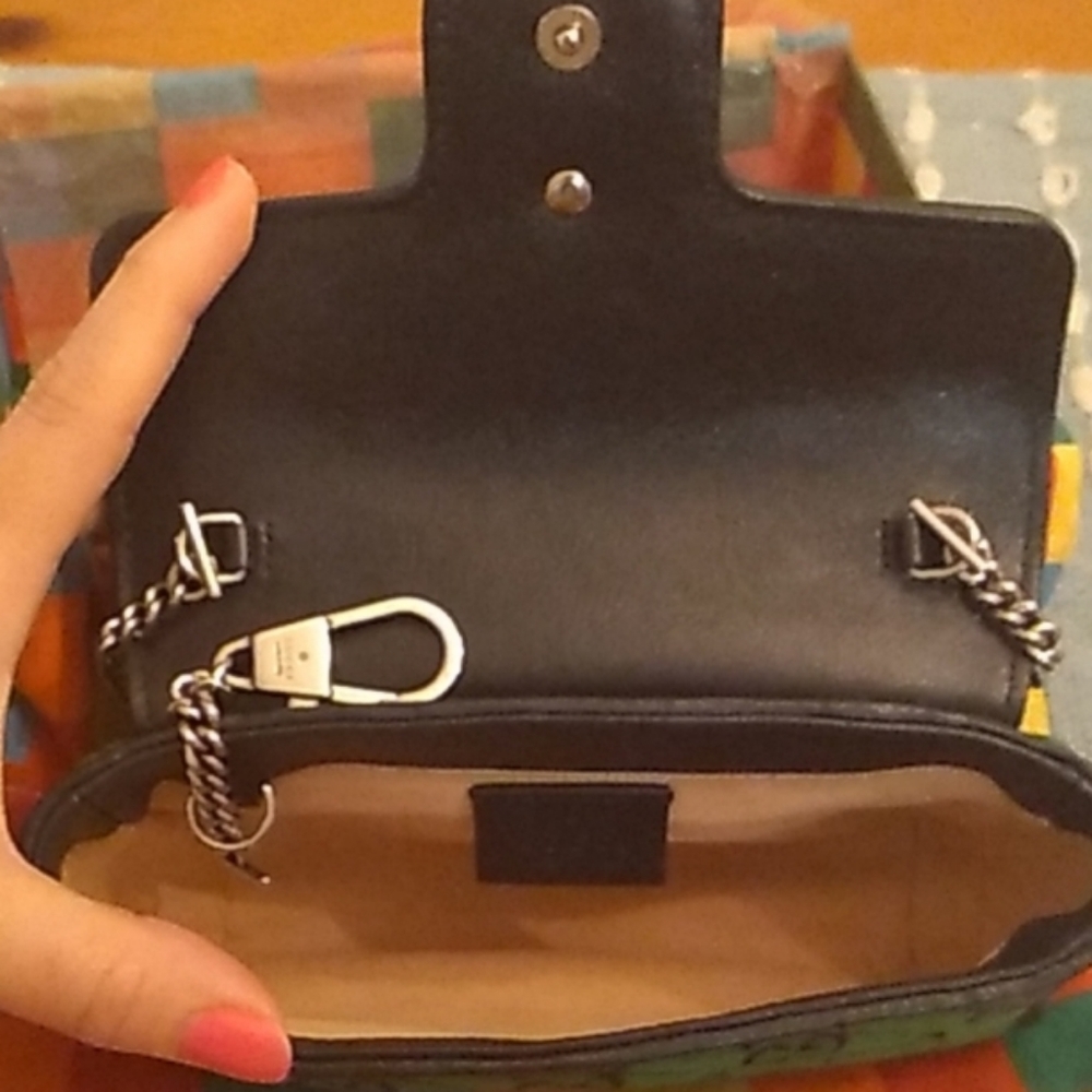 New Gucci fabric green crossbody purse - Picture 2 of 4
